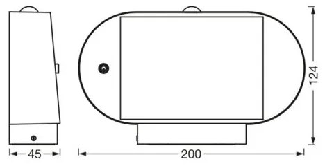 Ledvance-LED Napelemes érzékelős fali lámpa ENDURA STYLE LED/4W/3,7V IP44