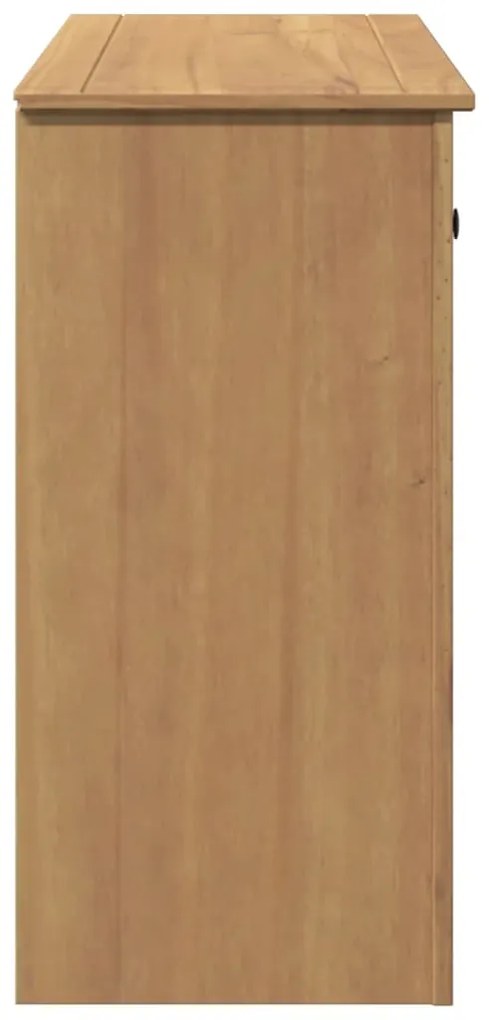 Panama tömör fenyőfa tálalószekrény fiókkal 93 x 40 x 80 cm