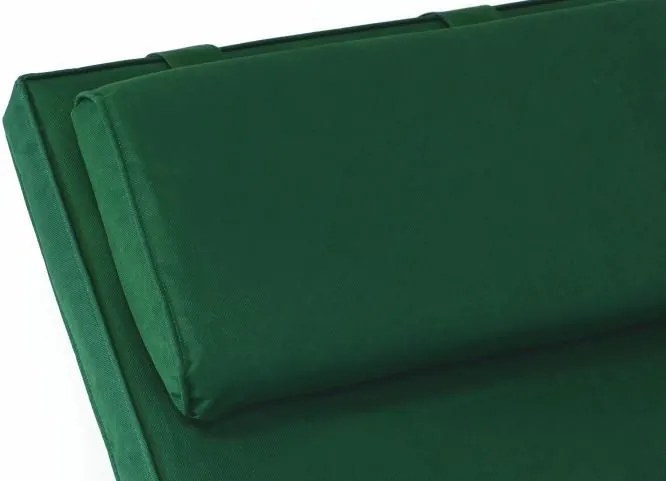 DIVERO Párna nyugágyhoz DIVERO 188 cm sötét zöld