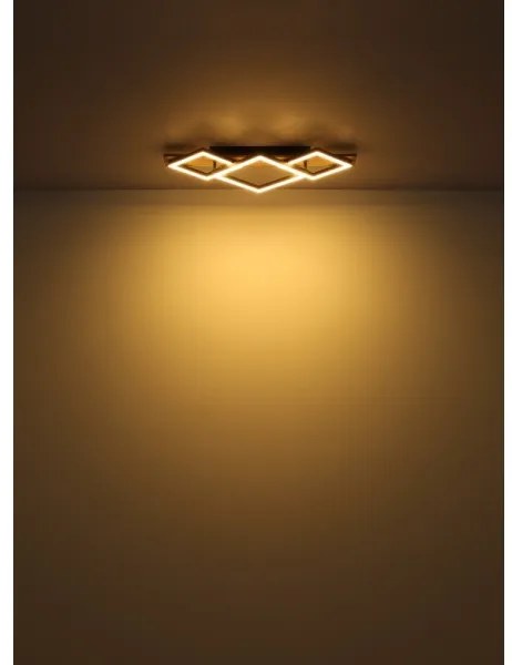 Globo 67344D2 - LED mennyezeti lámpa OBRIEN LED/24W/230V + LED/8W 3000K 31x61cm