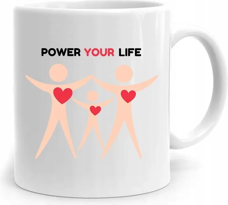 Ajándék Bögre Orvos Doktornak Power Your Life fényképes nyomtatással