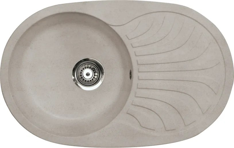 Venera Plus Metalac 129071 Gránit Mosogatótálca - Csepegtetőtálcás, Bézs