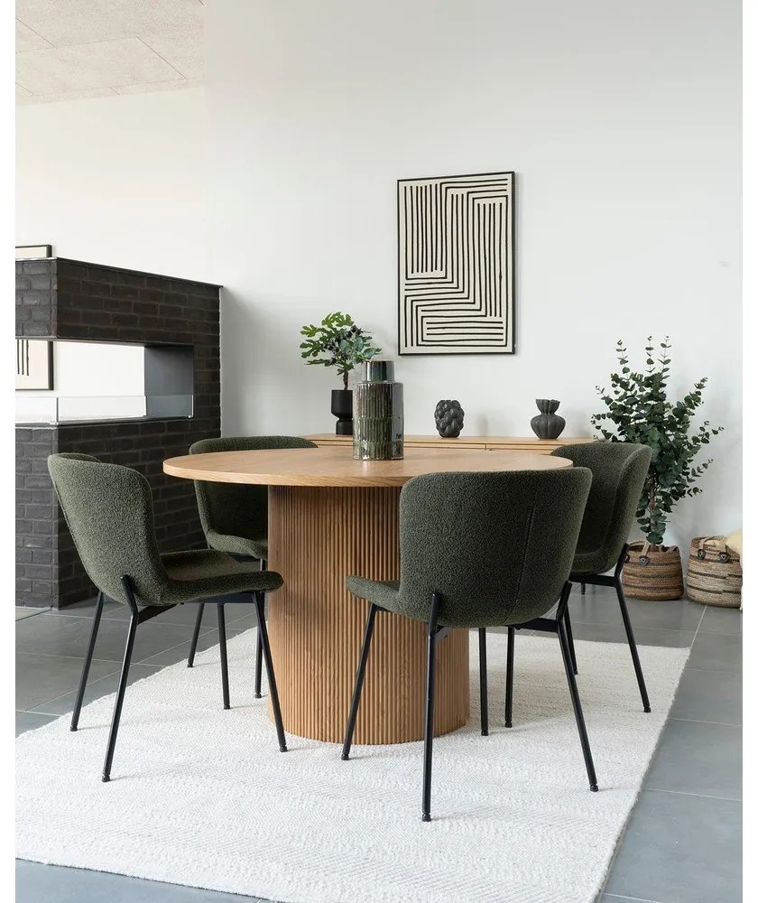 Sötétzöld étkezőszék szett 2 db-os Maceda – House Nordic