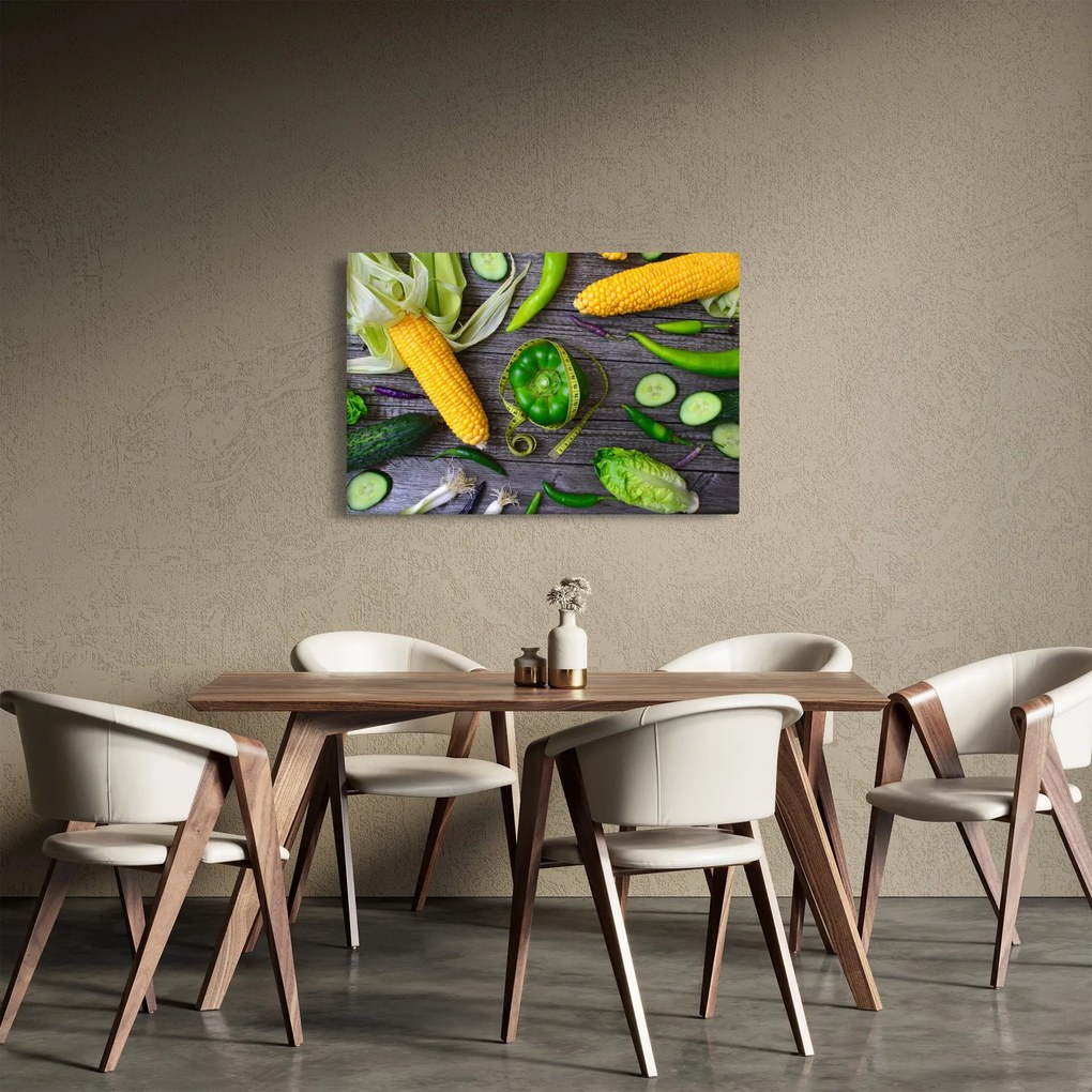 Zöldség képe (90x60 cm)