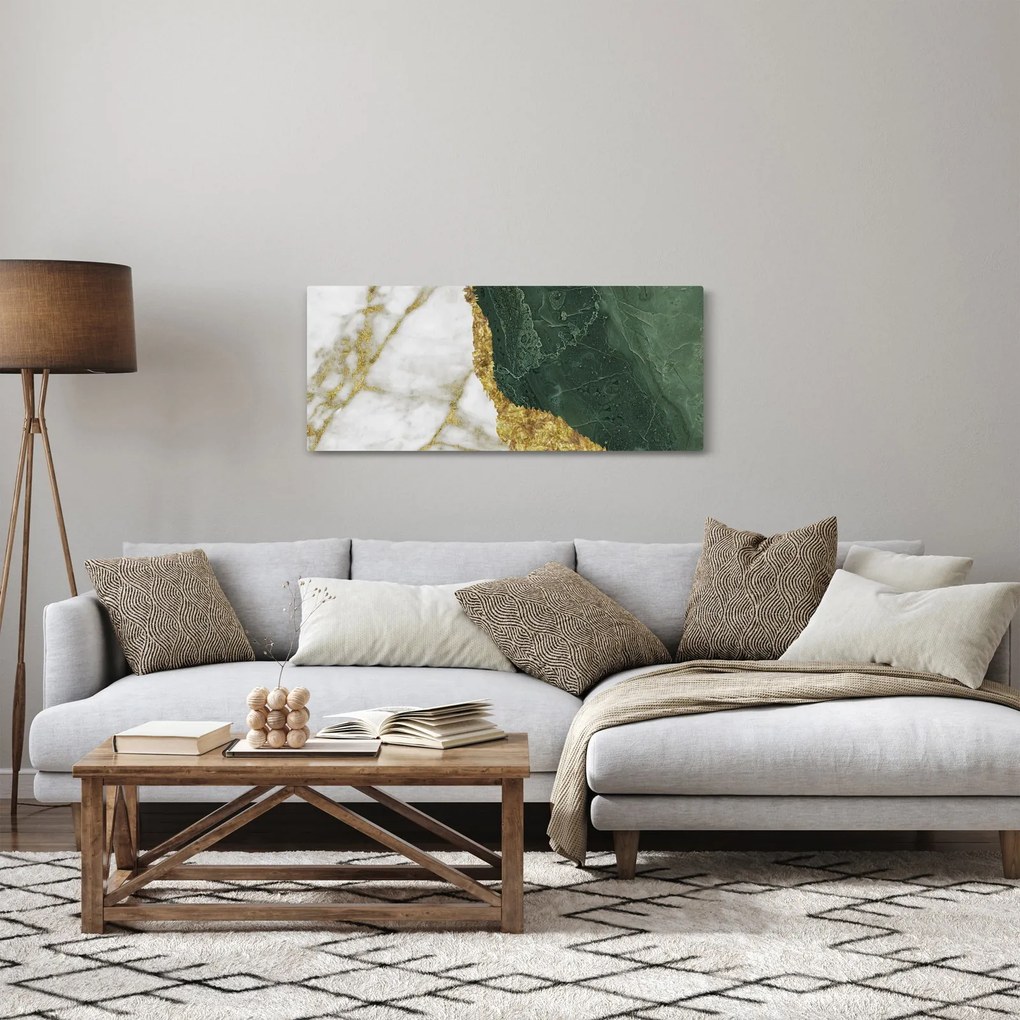 Kép - Zöld márvány N⁰3 (120x50 cm)