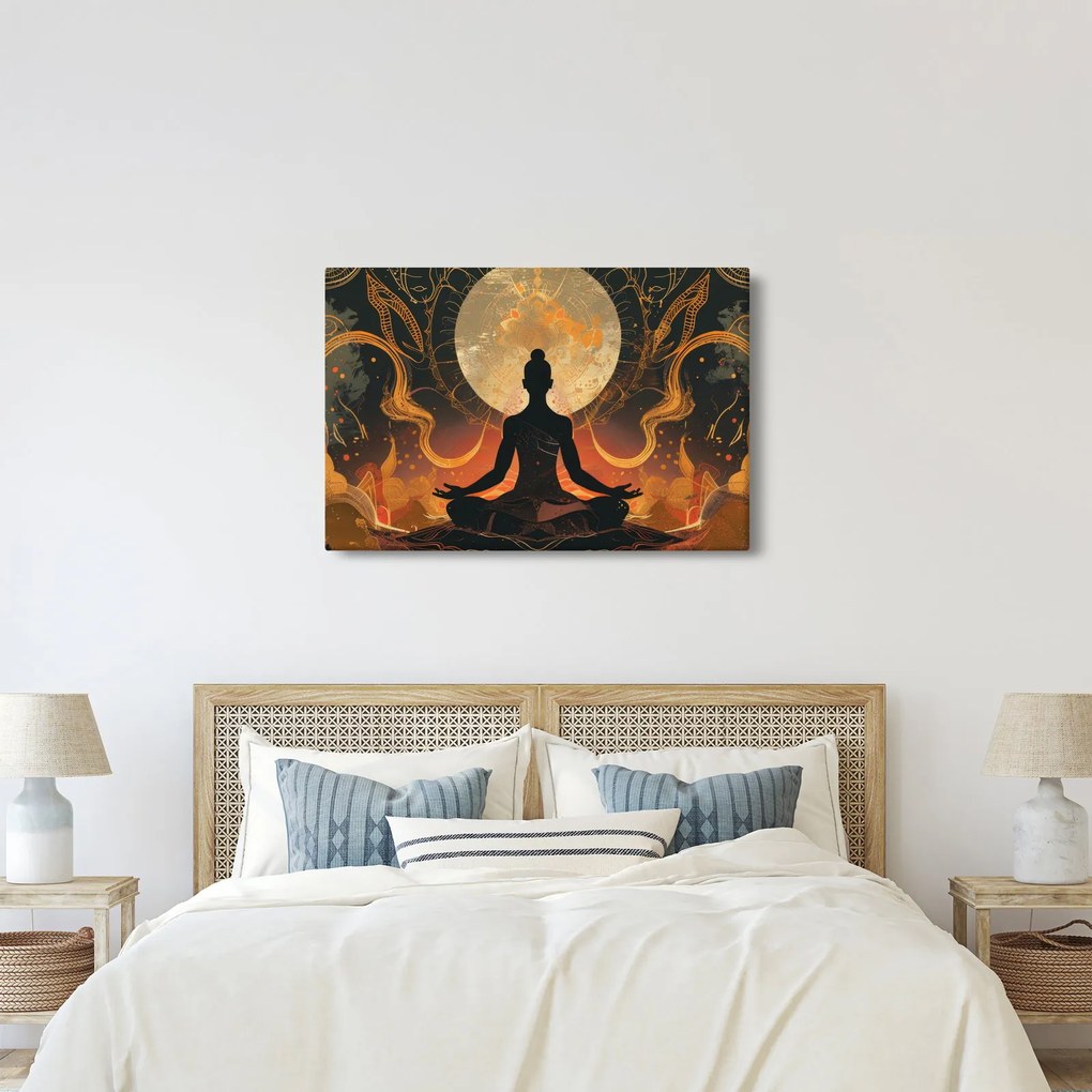 Kép - Meditáció (90x60 cm)