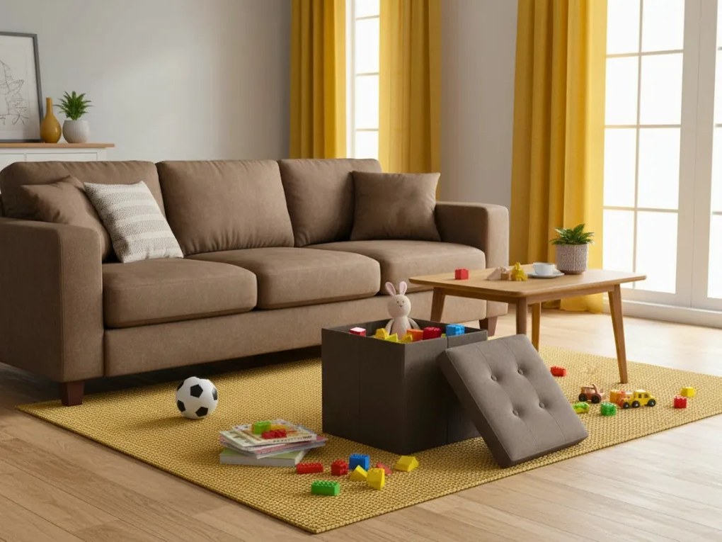 Barna összecsukható kialakítás ZAREX VELVET L