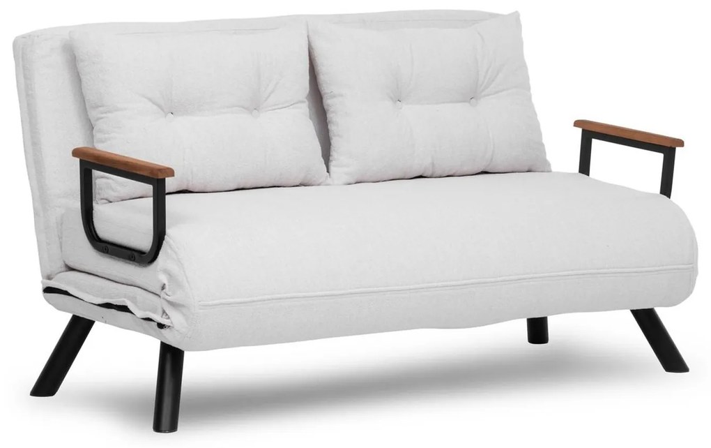 Kanapé futon Sandy (fehér). Akció -22%. 1101768