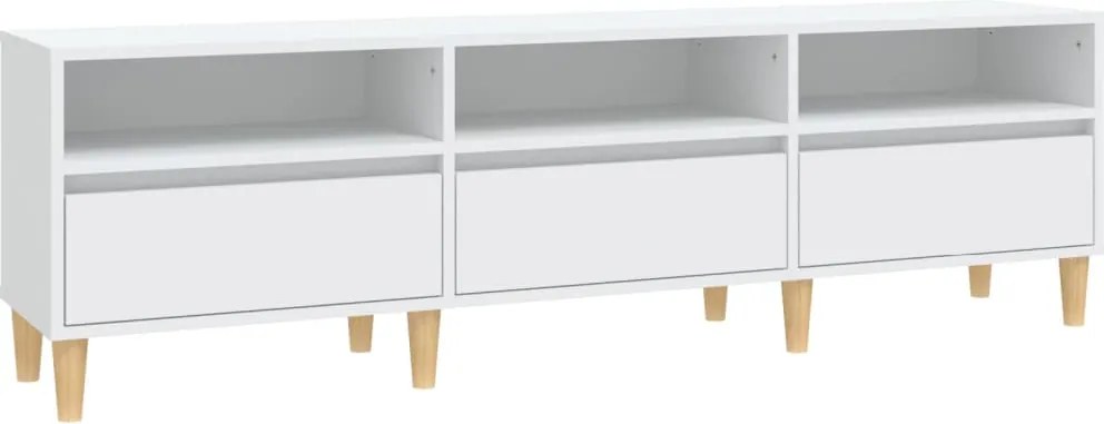 vidaXL fehér szerelt fa TV-szekrény 150 x 30 x 44,5 cm