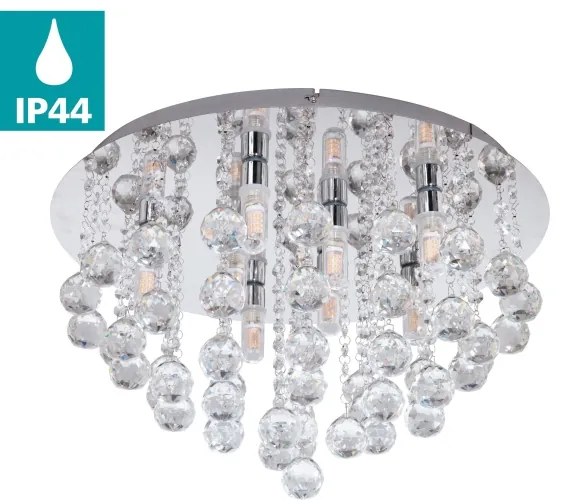 Eglo 97699 - LED fürdőszobai lámpa ALMONTE 8xG9/3W/230V IP44