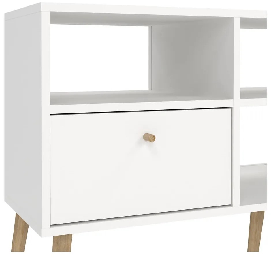 Fehér TV-állvány 117x61 cm Bodo – Tvilum