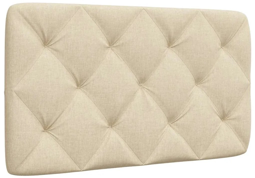 krémszínű szövet fejtámla párna 90 cm