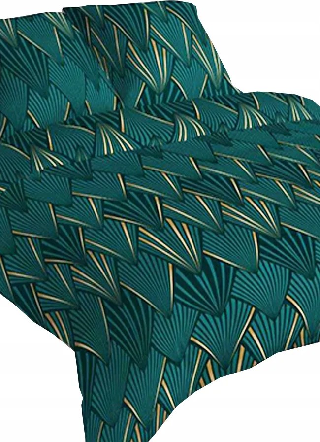 Pamut szatén ágyneműhuzat 140x200+70x90 Pikkelyzöld 4803D