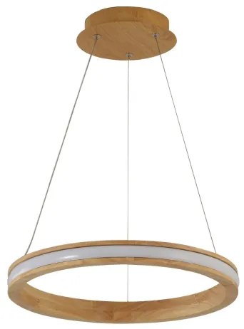 Brilagi - zsinóros LED függeszték UMEA WOOD LED/30W/230V átm. 40 cm fa