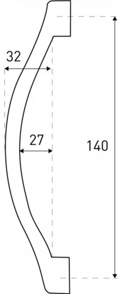 LZF-02 zuhanykabin fogantyú