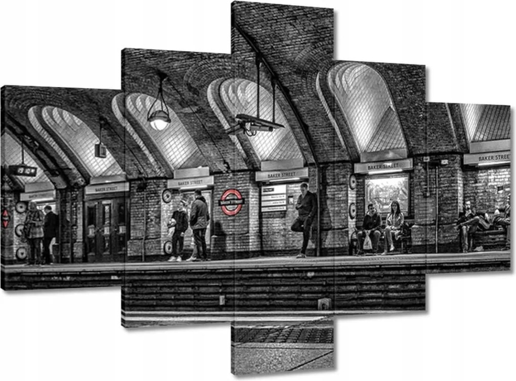 Vászonkép 100x70 Baker street London Metro