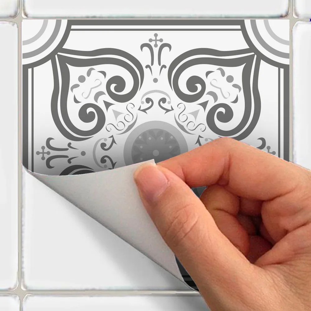 Gythio 24 részes dekoratív falimatrica szett, 15 x 15 cm - Ambiance