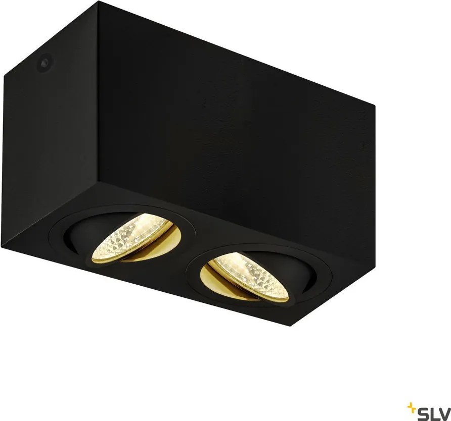 SLV 1002003 TRILEDO Kocka Mennyezeti Lámpa Fekete LED IP20