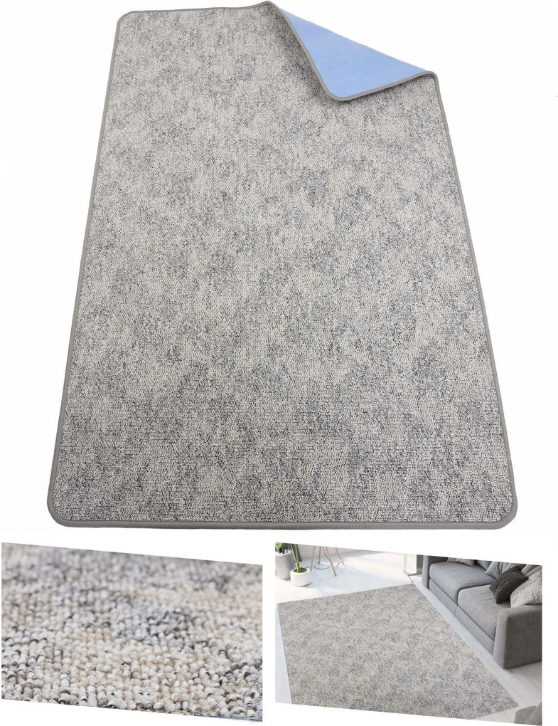Divatos Szürke Szőnyeg 50x100 – Elegáns, Meleg, Könnyen Karban tartható |Marcello