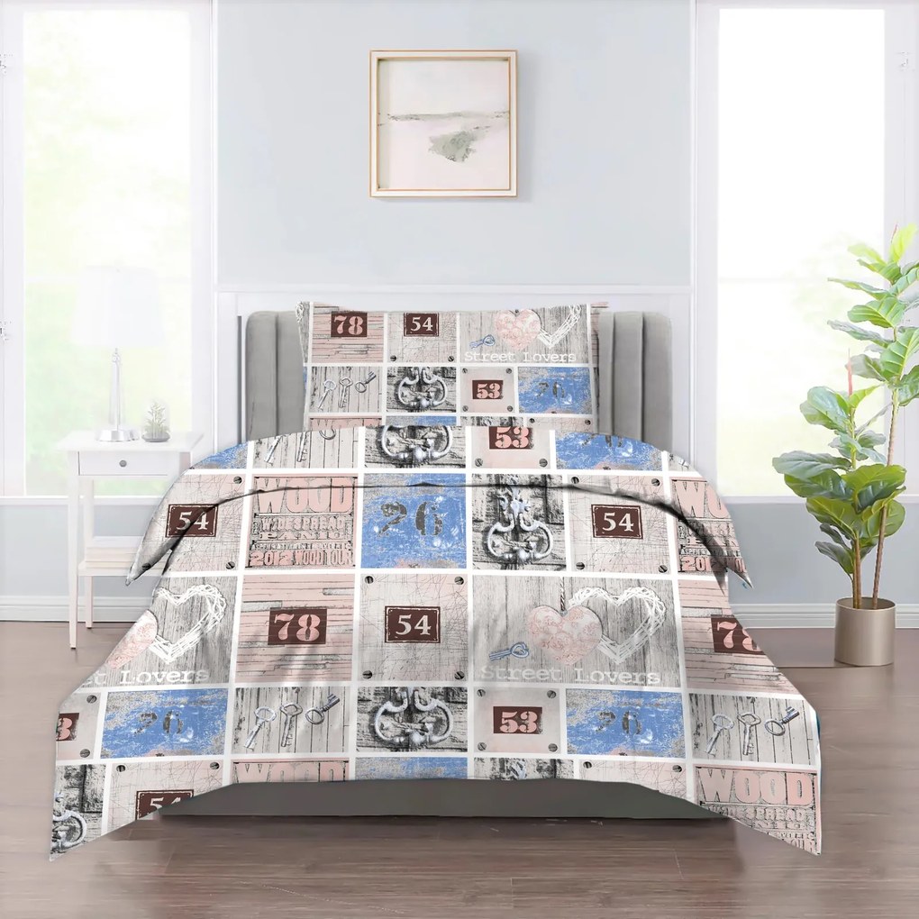 RETRO pamut ágynemű DeLuxe 140x200cm