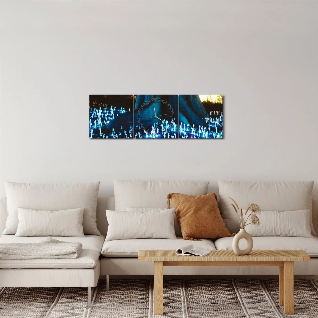 Kép - Varázsfa (órával) (90x30 cm)
