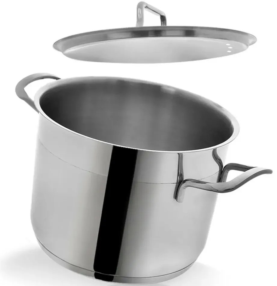 Orion ANETT rozsdamentes acél edény fedővel, 14 l, 14 l