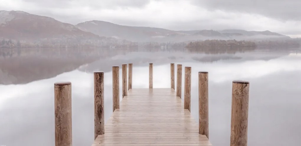 Poszter 91,3x44,5cm Móló Derwentwater 2, Assaf Frank