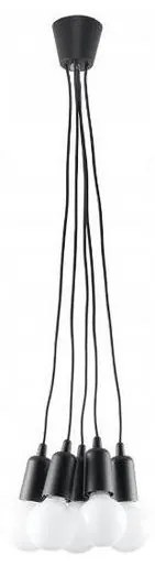 Csillár zsinóron DIEGO 5xE27/60W/230V