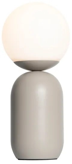 Nordlux - Asztali lámpa NOTTI 1xE14/25W/230V szürke