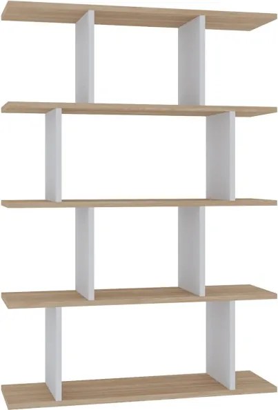 Harmon könyvespolc, fehér-tölgy, 90 cm