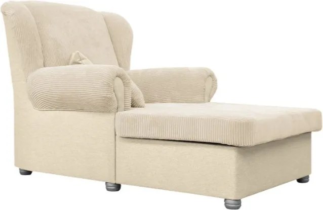 Bézs kordbársony fotel Lord – Ropez