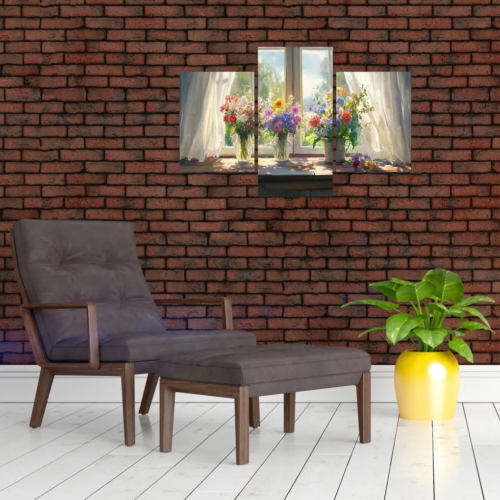 Kép - Csokor az ablaknál (90x60 cm)