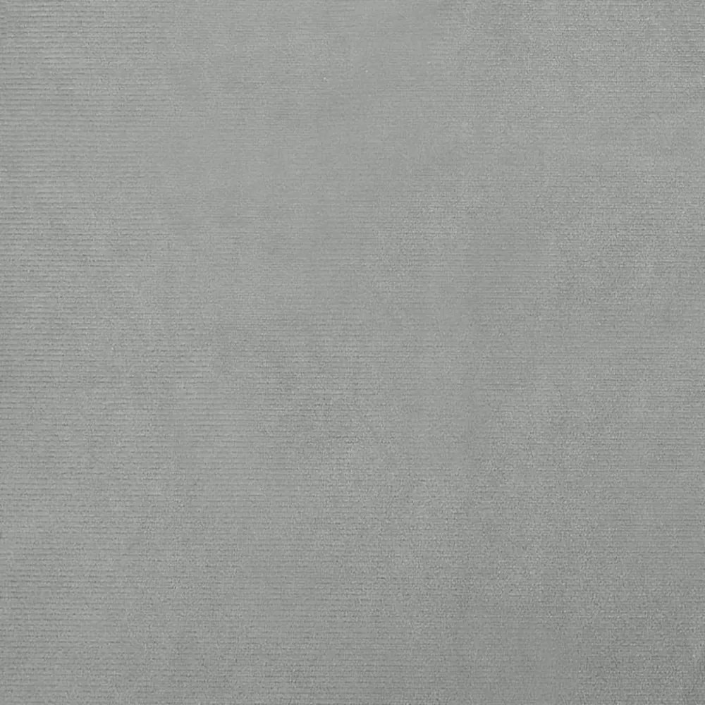 világosszürke gyerek bársonykanapé 70 x 45 x 33 cm