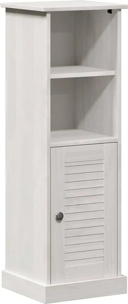 Fürdőszoba bútor szett fiókkal 4 pcs Antik fehér Tömör fenyőfa