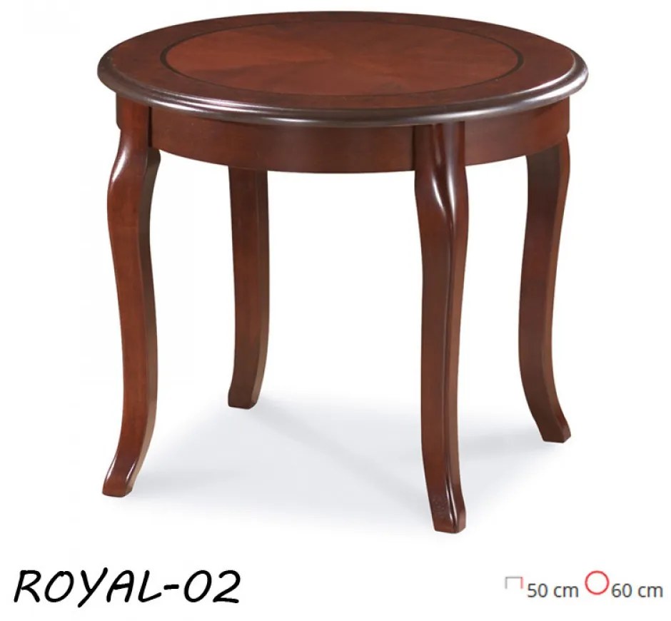 Royal D Lerakóasztal Sötét Dió