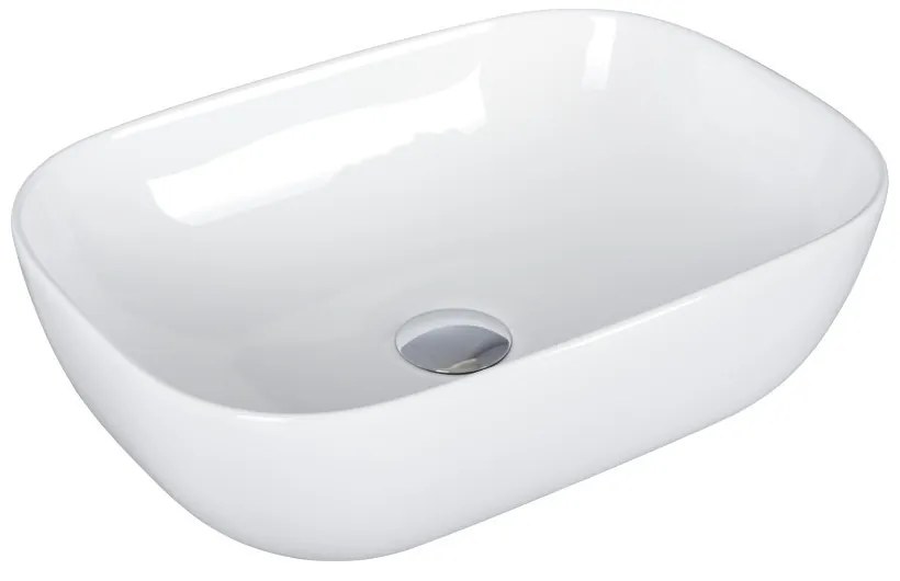 Eros SMILE 3 - PULTRA ültethető - Top Counter - porcelán mosdó - 46,5 x 32,5 x 13 cm