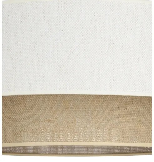 NATIA mennyezeti lámpa 1xE27/60W/230V Ø 45 cm fehér/barna