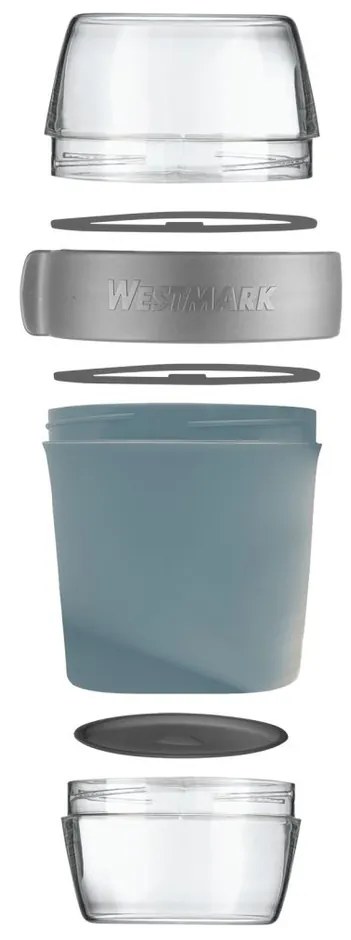 Westmark háromrészes ételtároló, 1150 ml, kék