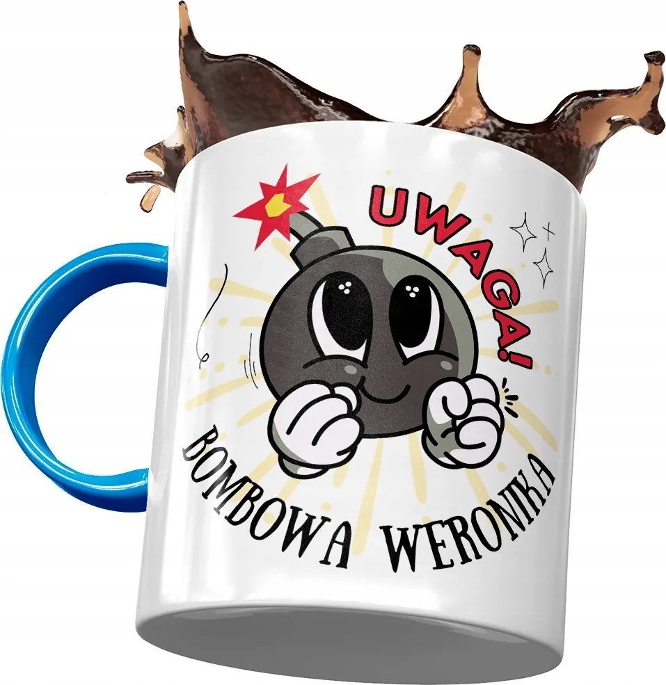 Kék Bögre Veronika Nővérek Feleség Ajándék Nyomtatott Fotóval