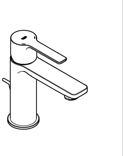 GROHE 32109GL1 - LINEARE mosdócsaptelep XS méret aranyszínű