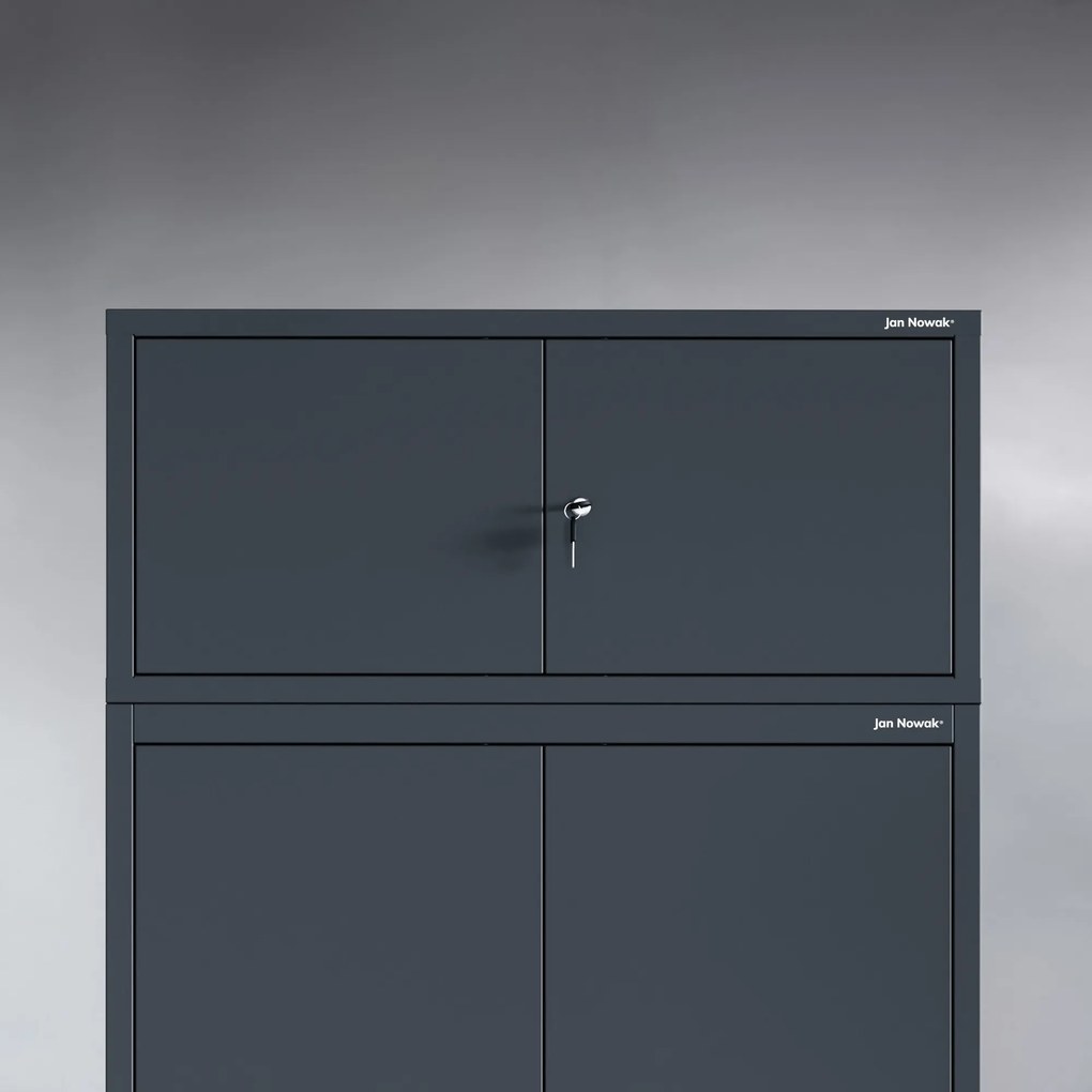 Moduláris felső szekrény EWA Compact 800 x 380 x 400 mm, antracit