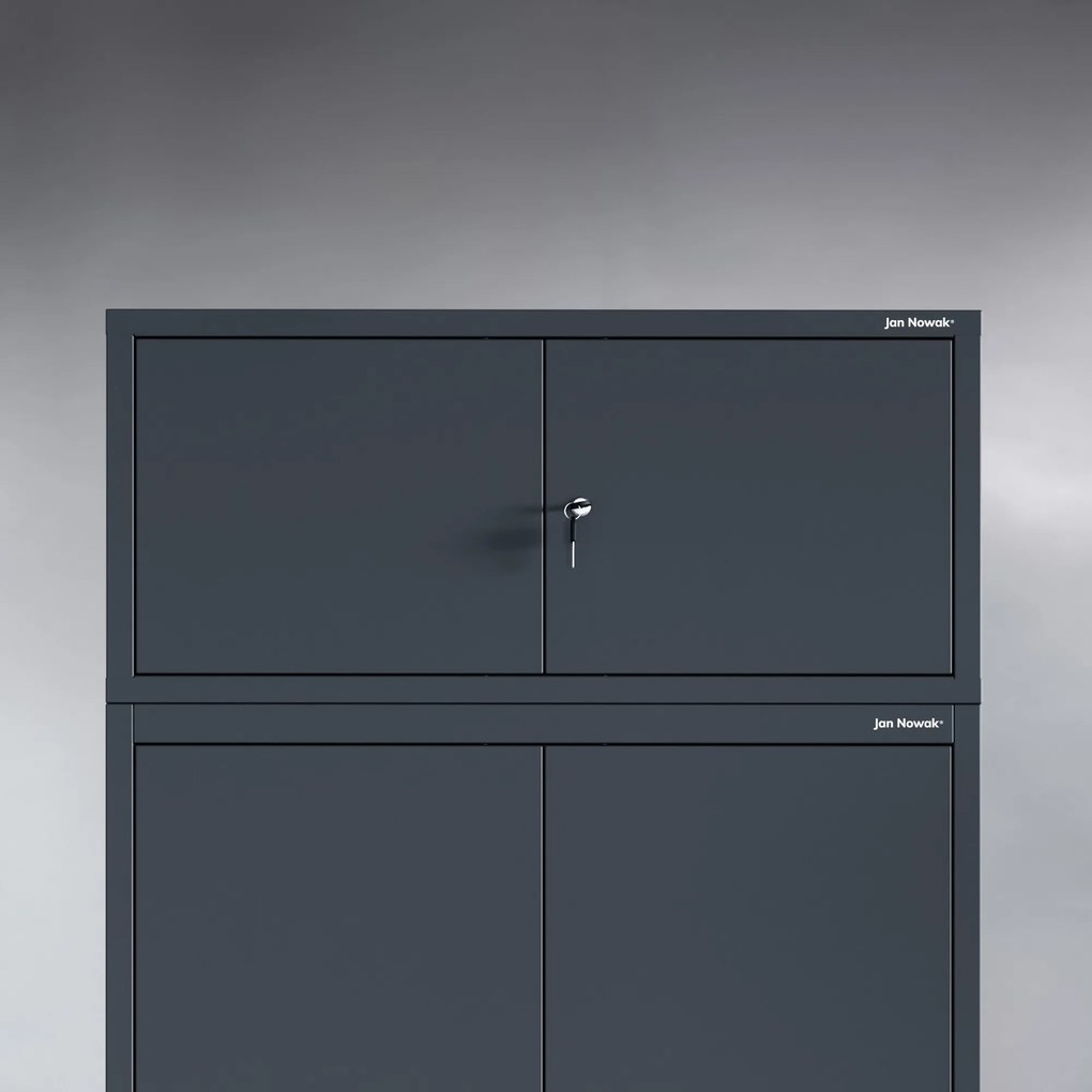Szekrény-felépítmény, antracit, 800x380x400 mm: EWA