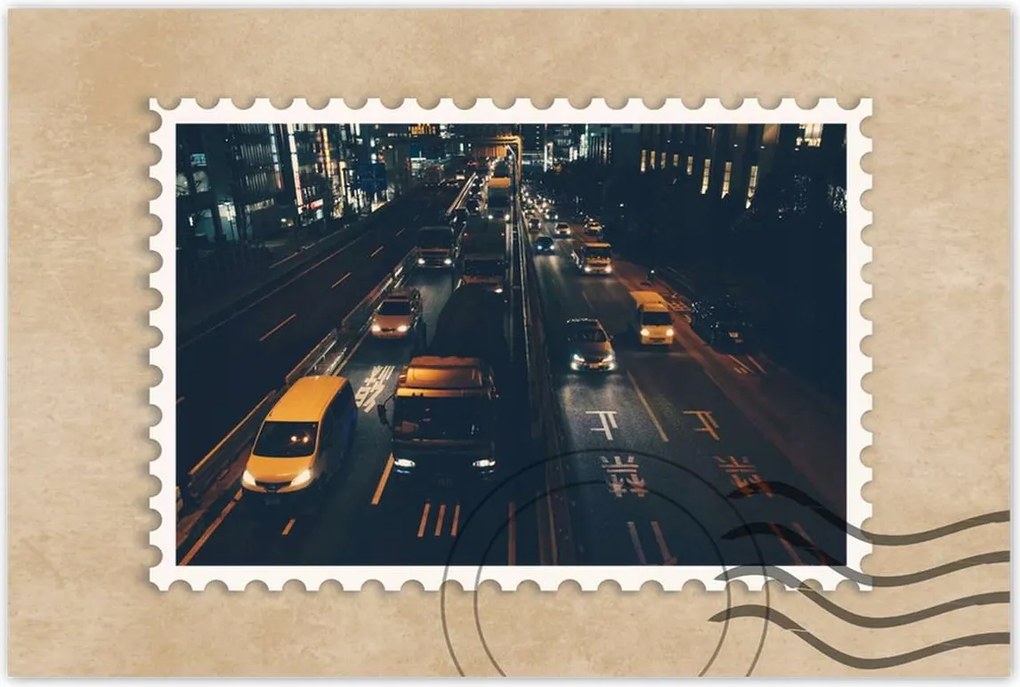 Poszterek 90x60 Teherautók éjszaka