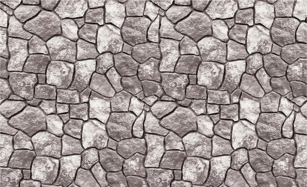 Fotótapéta Kőfal szürke kő loft rusztikus 368x254 +ragasztó