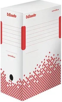 Archiválódoboz, A4, 150 mm, karton, ESSELTE Speedbox, fehér (E623909)