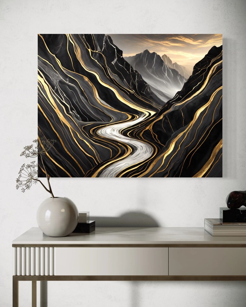 Gario Vászonkép Absztrakt táj Méret: 120 x 80 cm