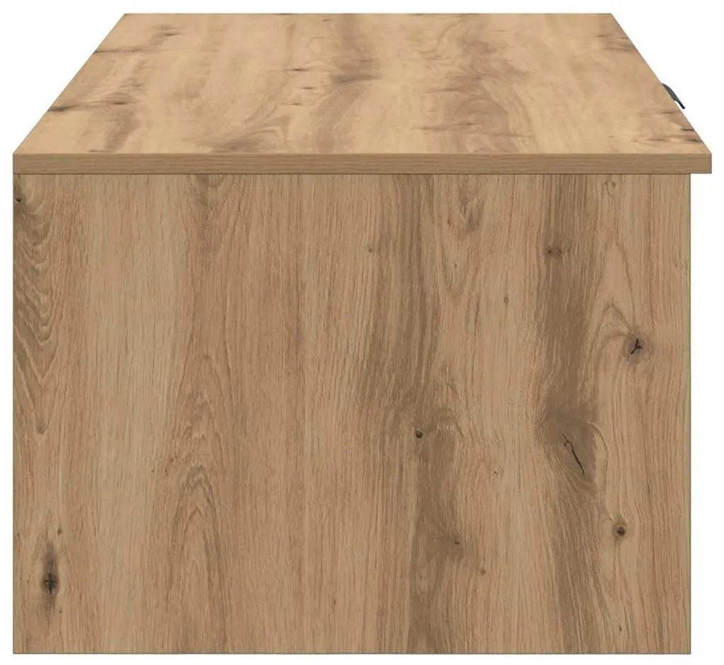 Dohányzóasztal kézműves tölgy 100 x 50 x 36 cm Faanyag