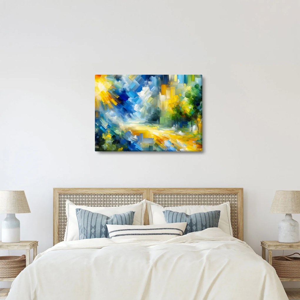 Kép - Absztrakt napos nap (70x50 cm)