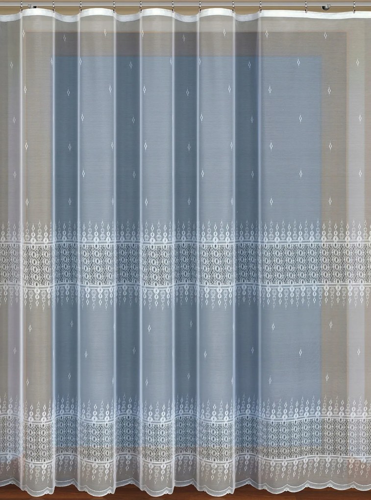 Mg Függöny 35085 Fehér 200x200cm kész Skr szalaggal