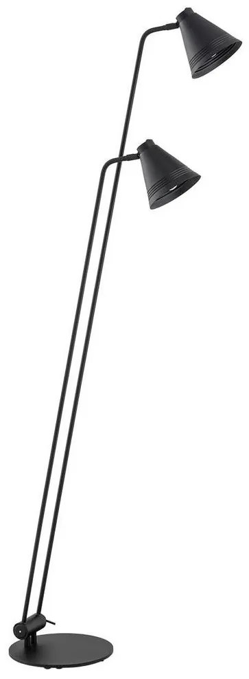 Argon 7077 - Állólámpa AVALONE 2xE27/15W/230V fekete